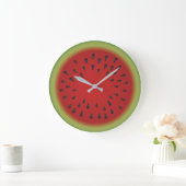 Watermelon Cutaway Round Clock Grote Klok (Huis)