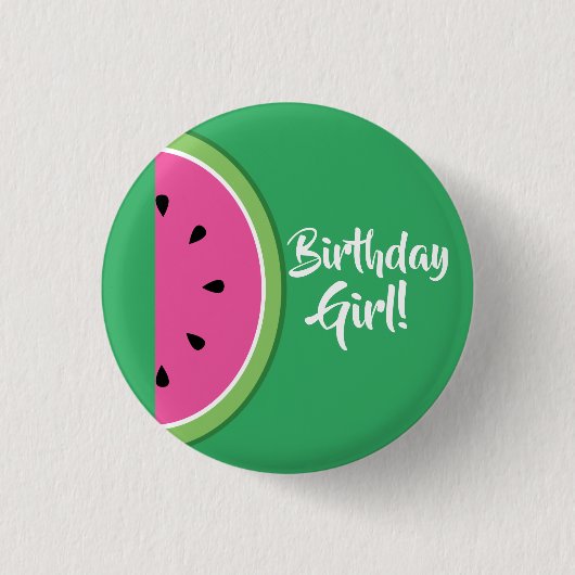 Watermelon Cute Button Pin (Voorkant)