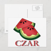 Watermelon Czar Briefkaart (Voorkant / Achterkant)