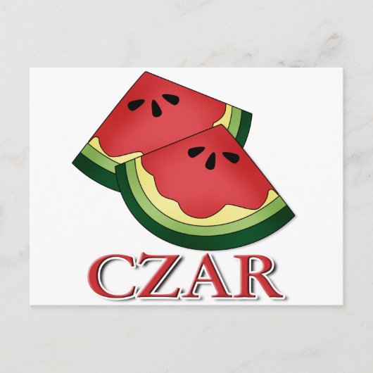 Watermelon Czar Briefkaart (Voorkant)