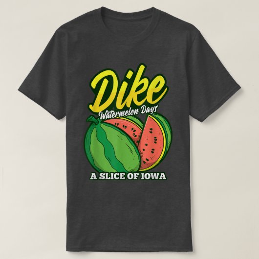 Watermelon Days Funny Summer Fruit Vegetarian T-shirt (Design voorkant)