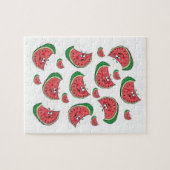 Watermelon Decoratief Jigzaag Puzzle Legpuzzel (Horizontaal)