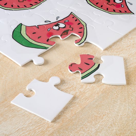 Watermelon Decoratief Jigzaag Puzzle Legpuzzel (Zijkant)