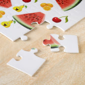 Watermelon Decoratief Jigzaag Puzzle Legpuzzel (Zijkant)