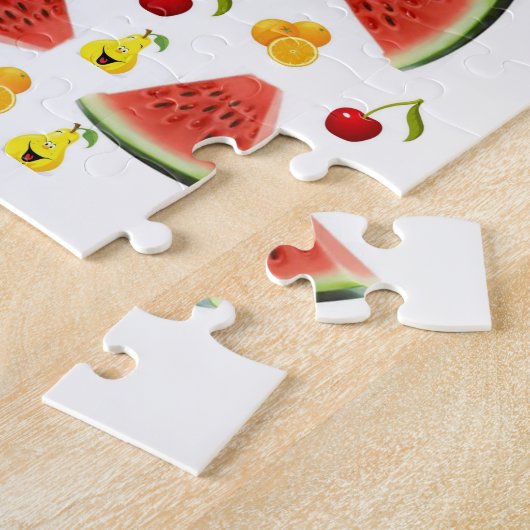 Watermelon Decoratief Jigzaag Puzzle Legpuzzel (Zijkant)