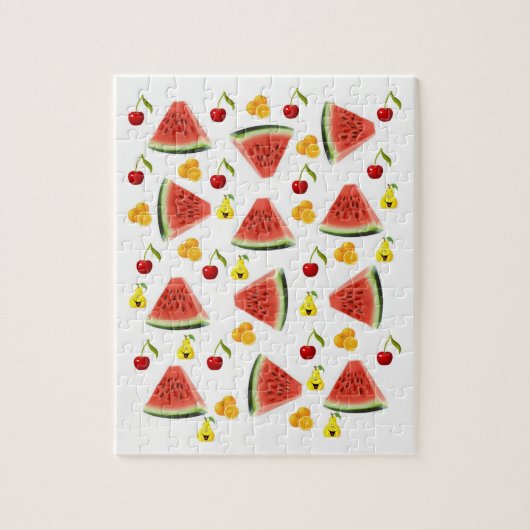 Watermelon Decoratief Jigzaag Puzzle Legpuzzel (Verticaal)