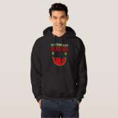 Watermelon Designs For Men Women Summer Fruit Eate Hoodie (Voorkant volledig)