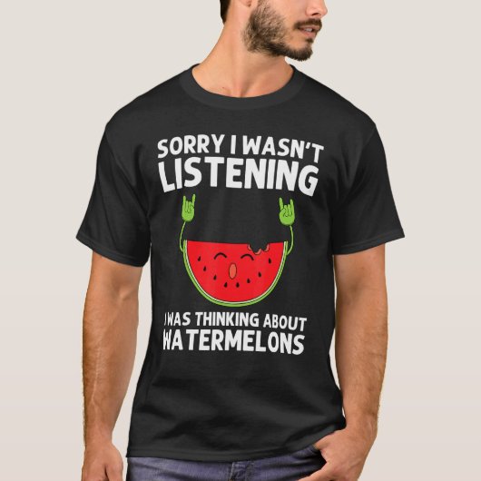 Watermelon Designs For Men Women Summer Fruit Eate T-shirt (Voorkant)