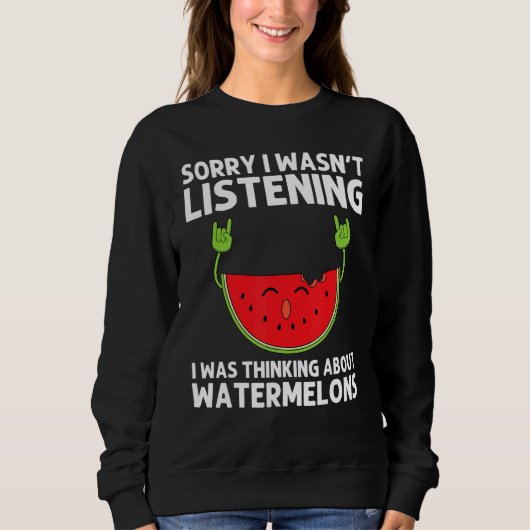 Watermelon Designs For Men Women Summer Fruit Eate Trui (Voorkant)