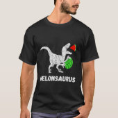 Watermelon Dinosaurs Funny Melon Dino Summer Fruit T-shirt (Voorkant)