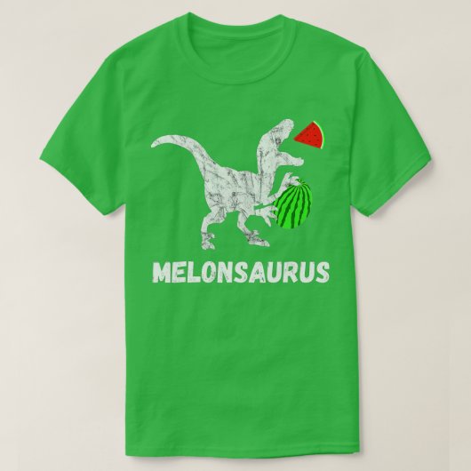 Watermelon Dinosaurs Funny Melon Dino Summer Fruit T-shirt (Design voorkant)