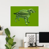 Watermelon Doggie Poster (Thuiskantoor)