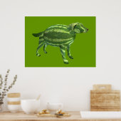 Watermelon Doggie Poster (Keuken)