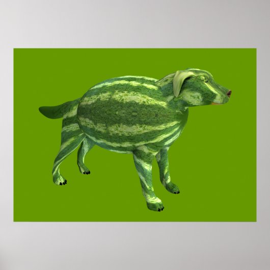 Watermelon Doggie Poster (Voorkant)