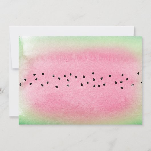 Watermelon | Eerste verjaardag Bedankt (Achterkant)