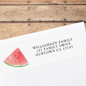 Watermelon Family Reunion Return Label