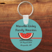 Watermelon Family Reunion Souvenir Sleutelhanger (Voorkant)