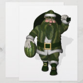 Watermelon Farmer Santa Claus (Voorkant / Achterkant)