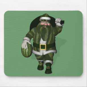 Watermelon Farmer Santa Claus Muismat