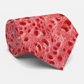 Watermelon Flesh Texture Pattern Stropdas (Opgerold)
