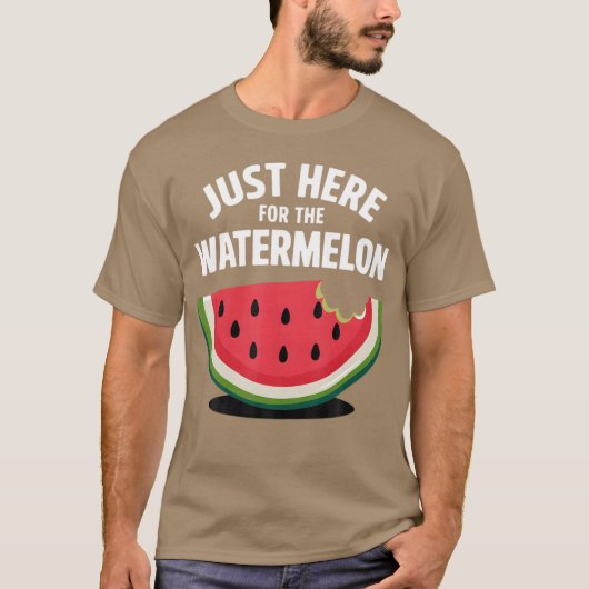 Watermelon For Fruit - style T-shirt (Voorkant)