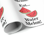 Watermelon Fruit Funny Summer Birthday Cadeaupapier (Rol Hoek)