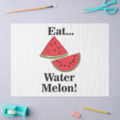 Watermelon Fruit Funny Summer Birthday Tissuepapier (Craft)