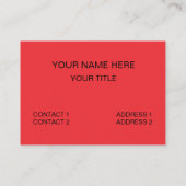 Watermelon Fruit Tropical Nutritionist Visitekaartje (Achterkant)