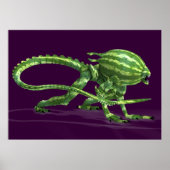 Watermelon Galactic Creature Poster (Voorkant)