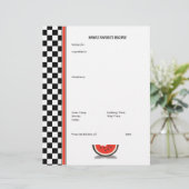 Watermelon Gecontroleerde Aangepaste Recipe Pagina (Staand voorkant)
