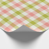Watermelon Gingham - Wrapping Paper Cadeaupapier (Hoek)