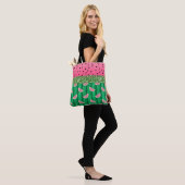 Watermelon Glitter Modern Tote Bag (Op model)