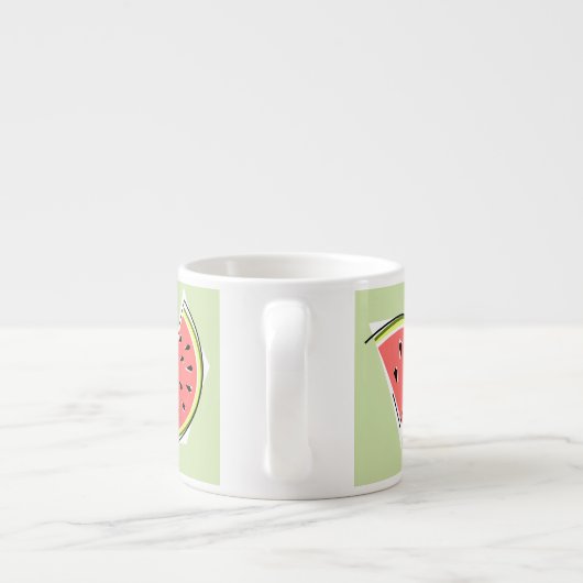 Watermelon Green Line Espresso Kop (Achterkant)