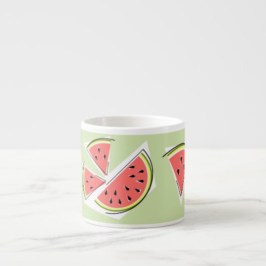 Watermelon Green Line Espresso Kop (Voorkant)