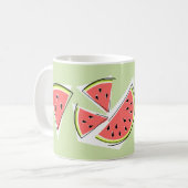 Watermelon Green Line Koffiemok (Voorkant links)