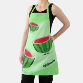 Watermelon Green Red Fruit Food Cartoon Characters Schort (Insitu)