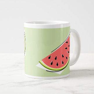 Watermelon Green Slice 2 Grote Koffiekop