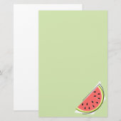Watermelon Green Slice Briefpapier (Voorkant / Achterkant)