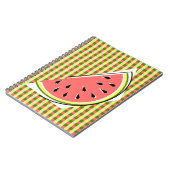 Watermelon Green Slice Check Notitieboek (Linkerzijde)