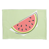 Watermelon Green Slice Kussensloop (Voorkant)