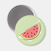 Watermelon Green Slice Magneet (Voorkant / Achterkant)