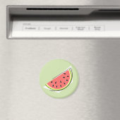 Watermelon Green Slice Magneet (Insitu (Vaatwasser))