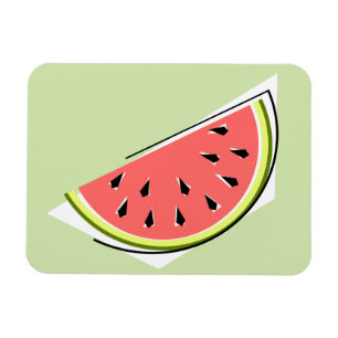 Watermelon Green Slice Magneet
