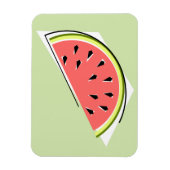 Watermelon Green Slice Magneet (Verticaal)