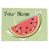 Watermelon Green Slice Name Groot Cadeauzakje (Achterkant)