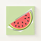 Watermelon Green Slice Notitieboek (Achterkant)