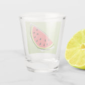 Watermelon Green Slice Shot Glas (Achterkant)