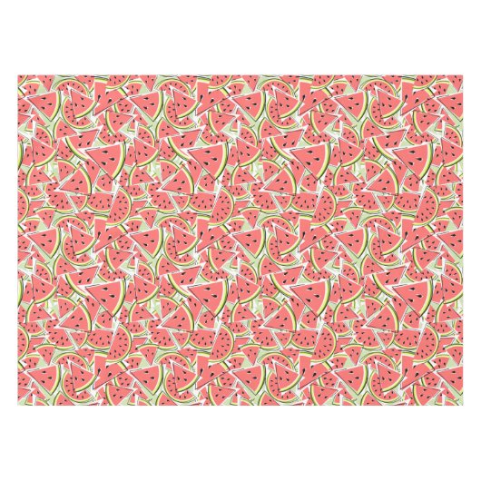 Watermelon Green tablecloth Tafelkleed (Voorkant (Horizontaal))