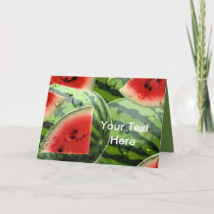 Watermelon Greeting Card 2 Kaart