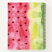 Watermelon Hallo Fun Summer Design Notitieboek (Achterkant)